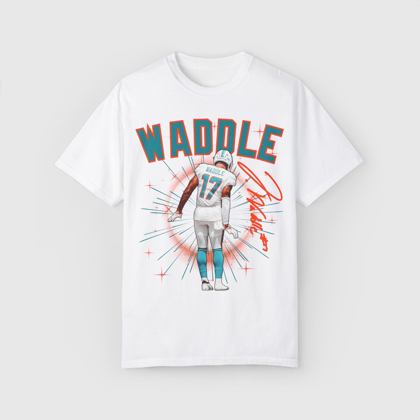 Jaylen Waddle Signature Tee 2.0 White