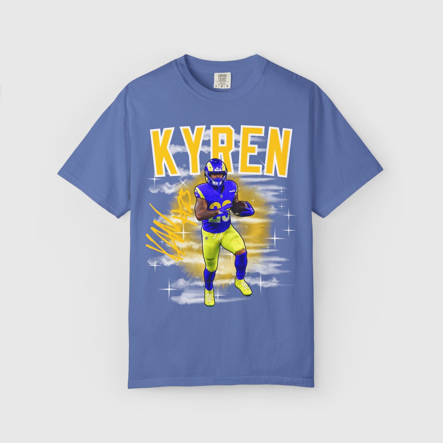Kyren Williams Signature Tee Mystic Blue