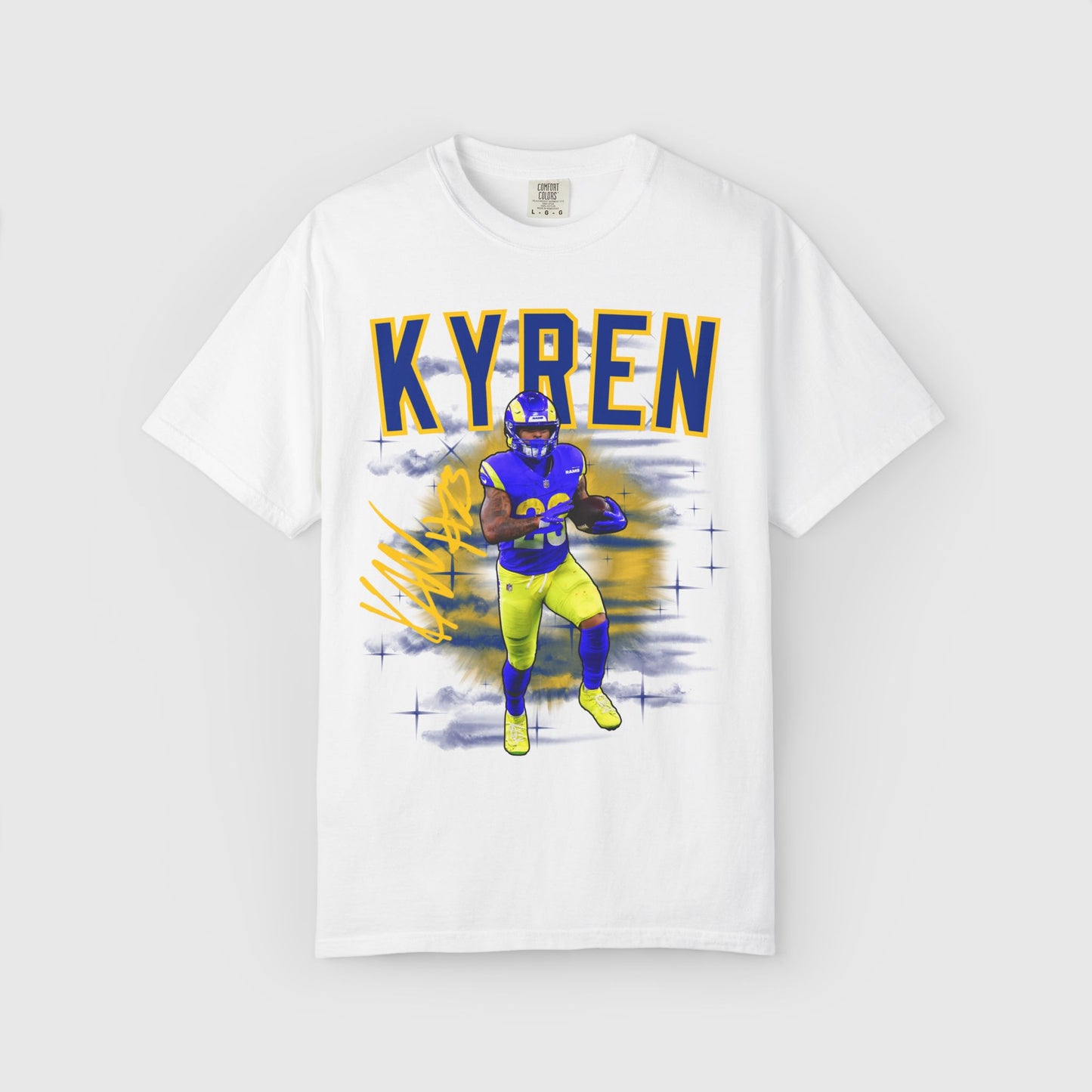 Kyren Williams Signature Tee White