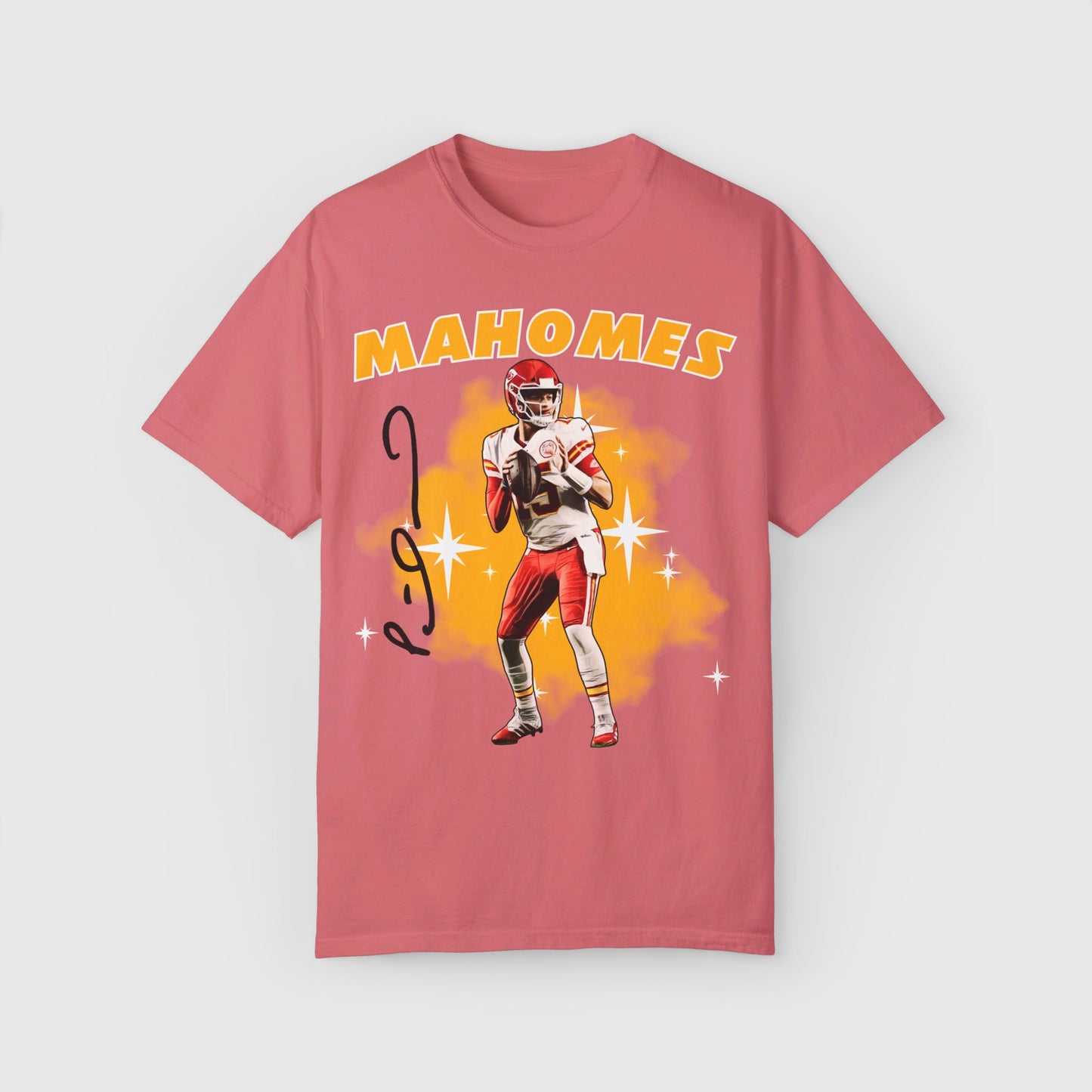 Mahomes Signature Ink Art Tee Product Pic Front Watermelon