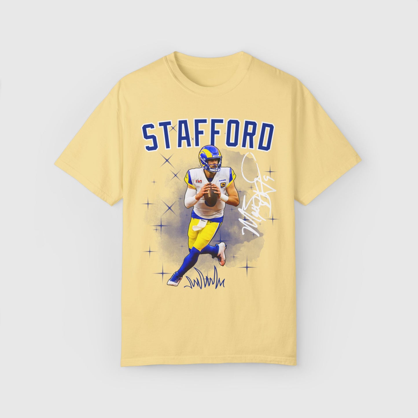 Matt Stafford Signature Rams Tee Product Pic Butter