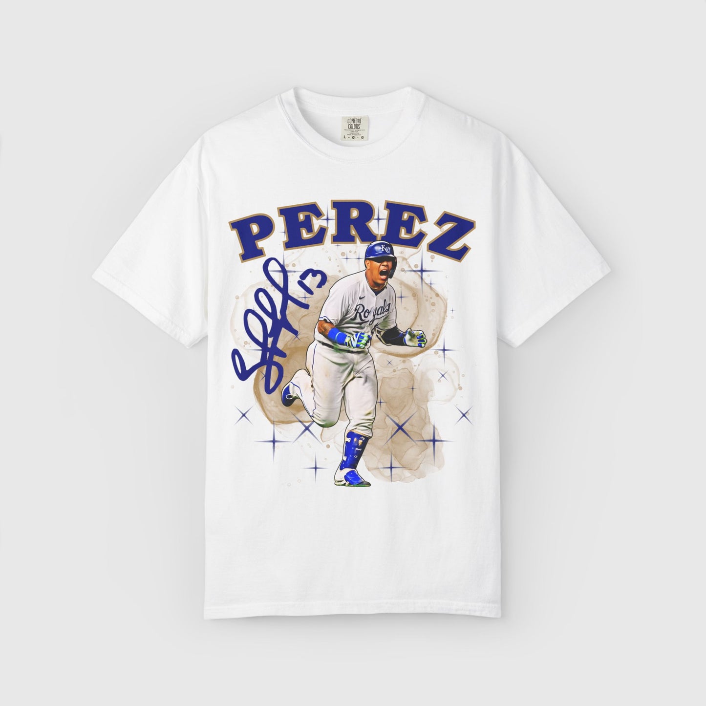 Salvador Perez Signature Tee Product Pic White