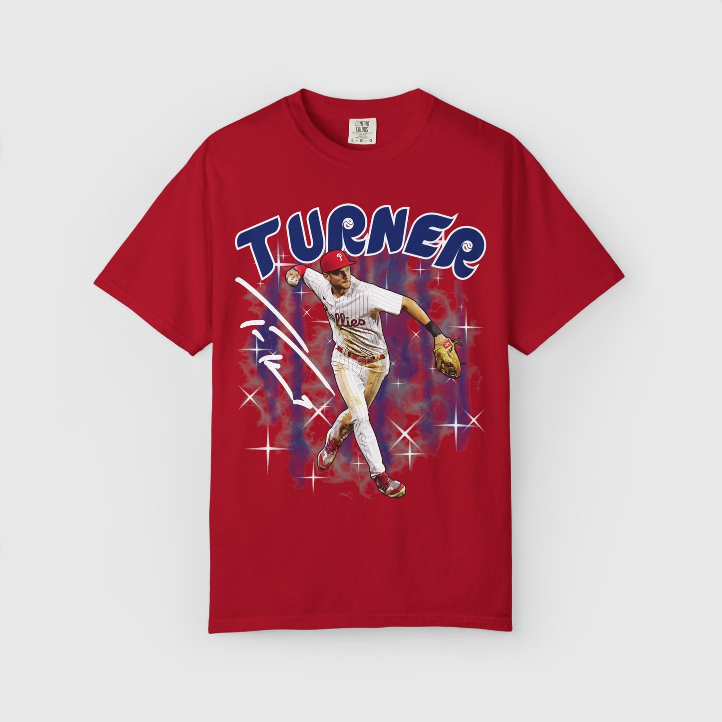 Trea Turner Signature Tee Product Pic Red