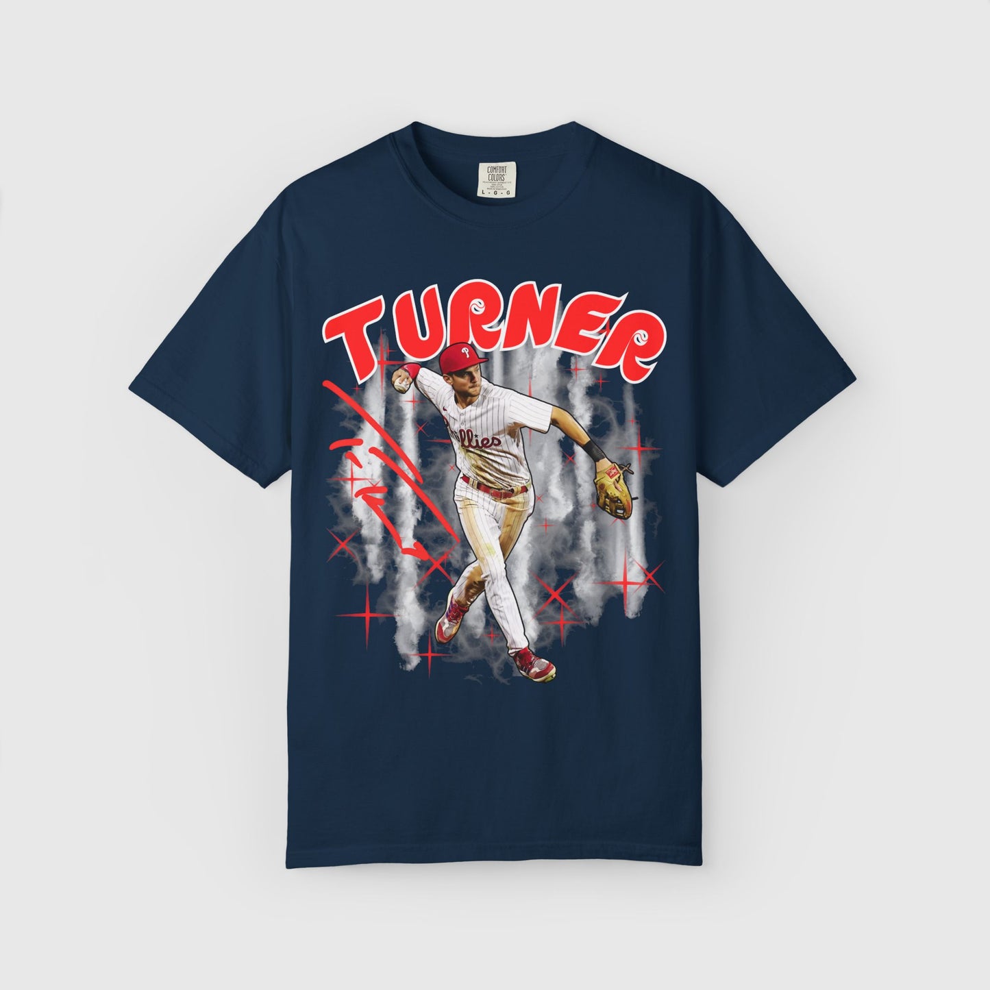 Trea Turner Signature Tee Product Pic True Navy