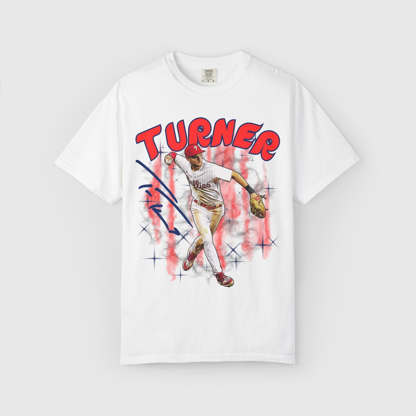 Trea Turner Signature Tee Product Pic White
