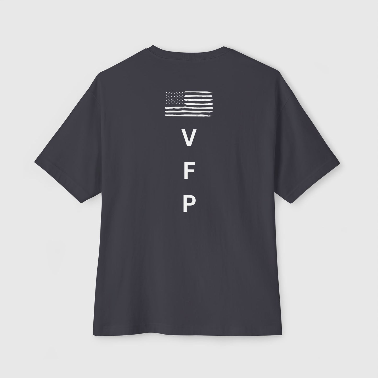 VFP Pump Tee Product Pic Back Dark Grey