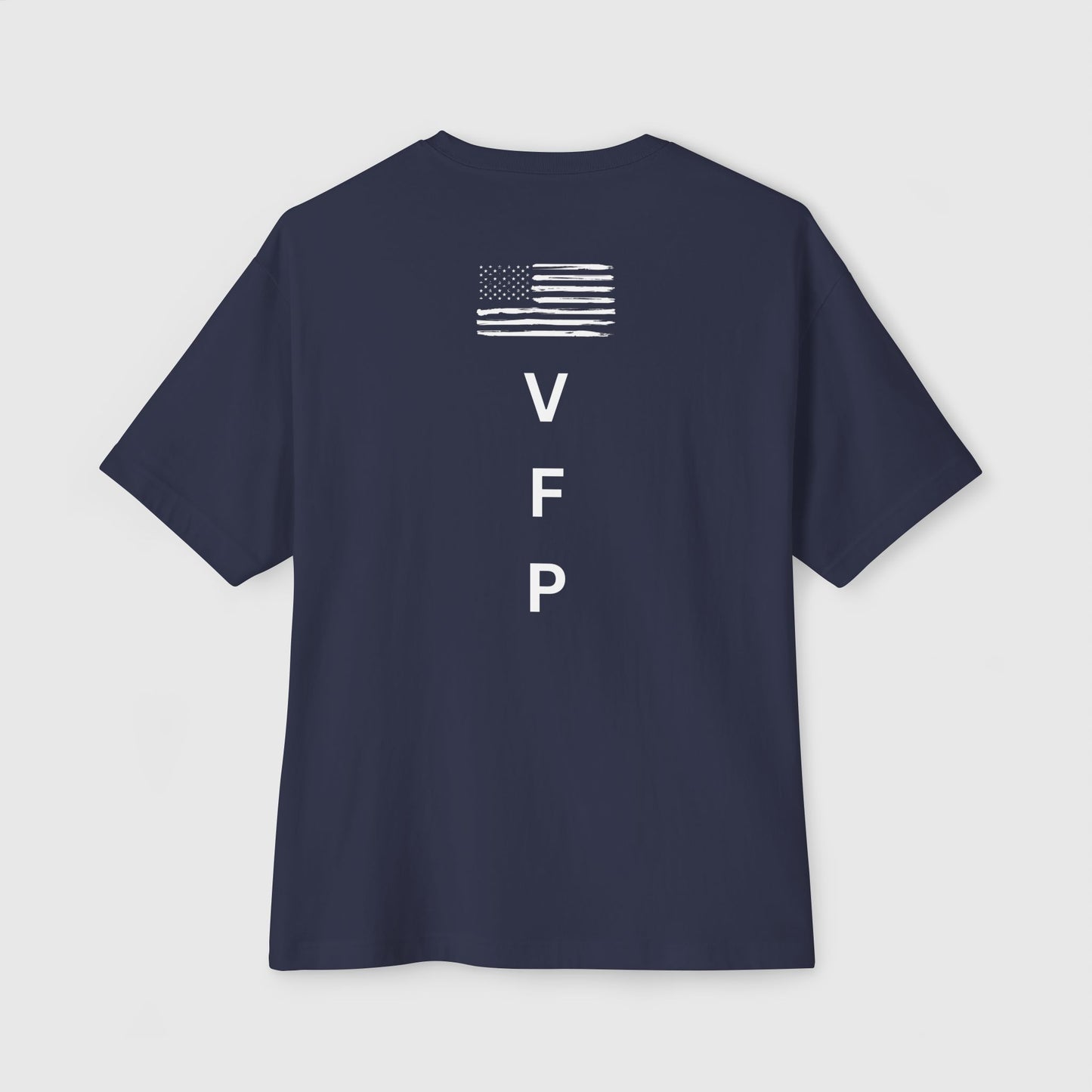 VFP Pump Tee Product Pic Back Navy