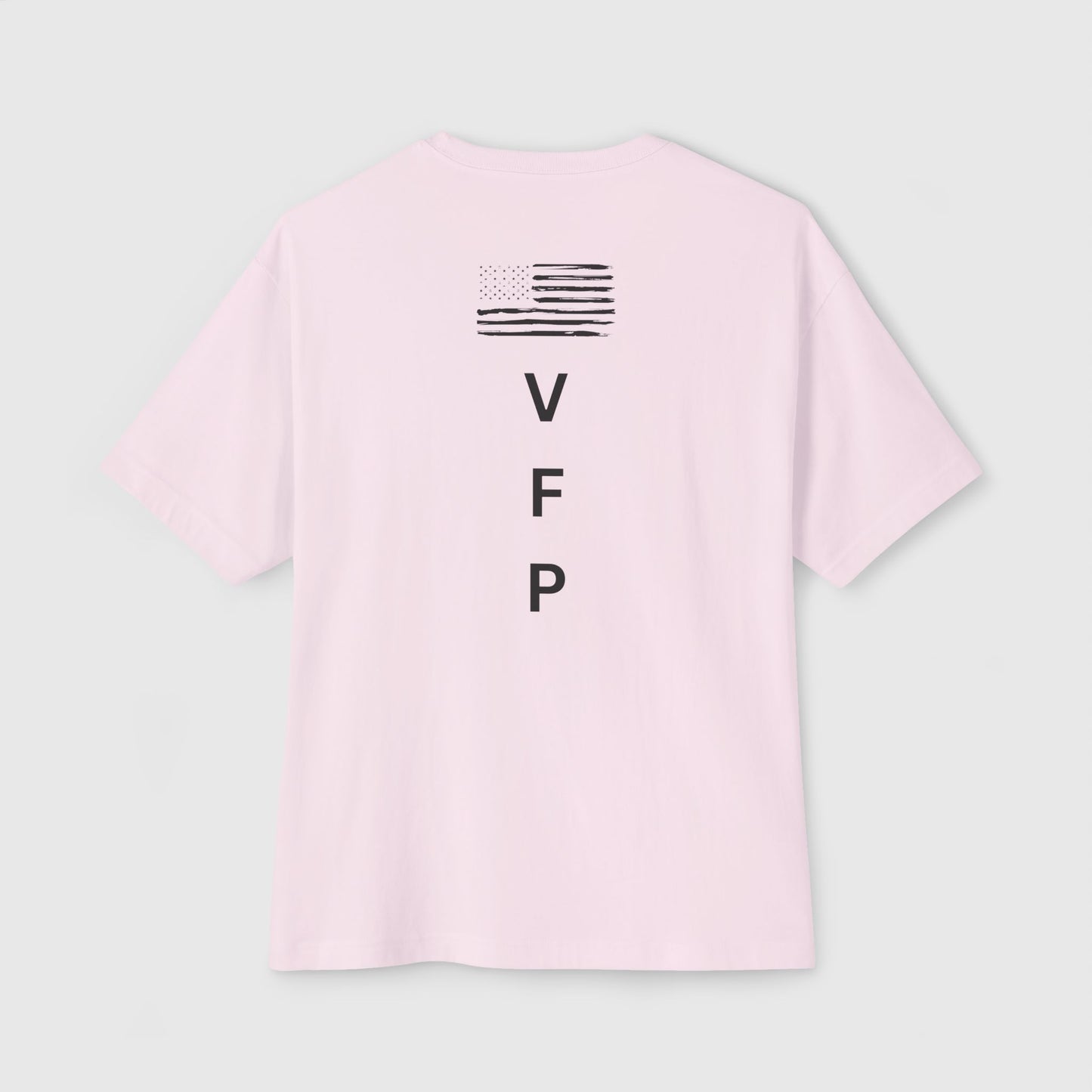 VFP Pump Tee Product Pic Back Soft Pink
