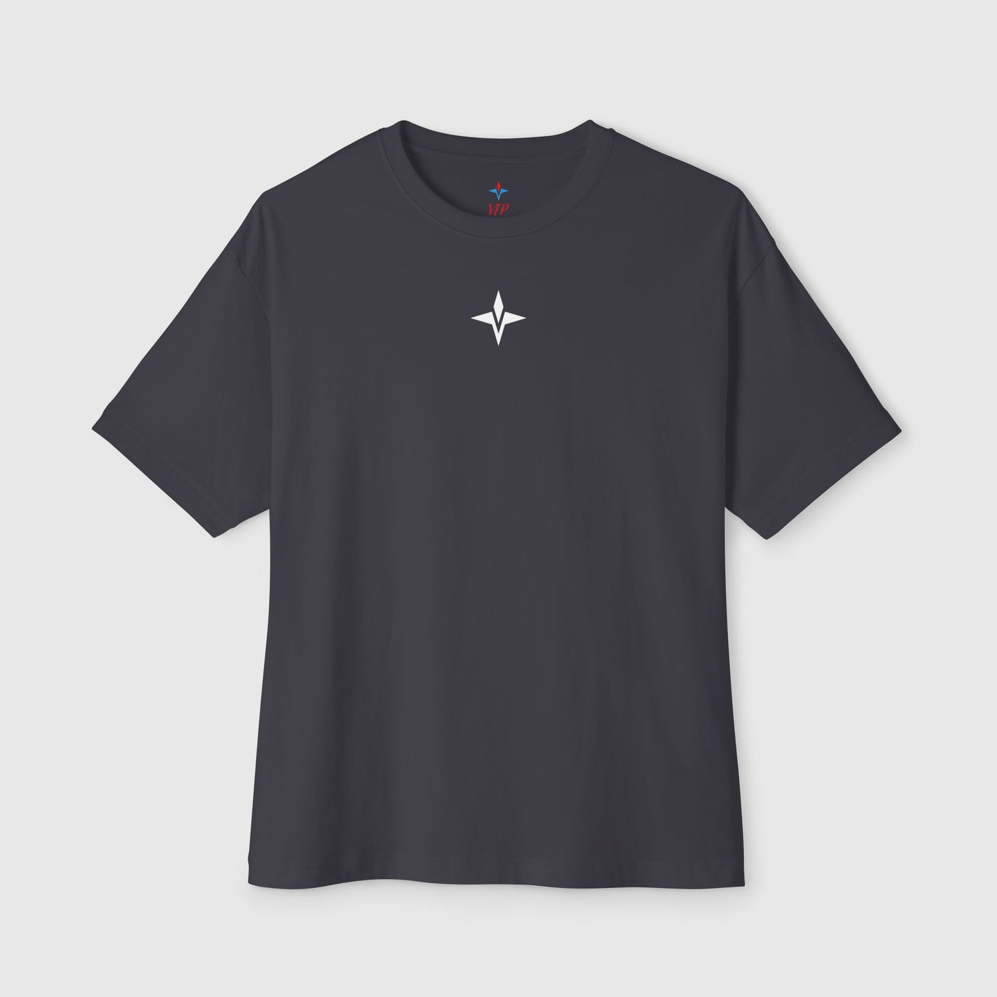 VFP Pump Tee Product Pic Front Dark Grey