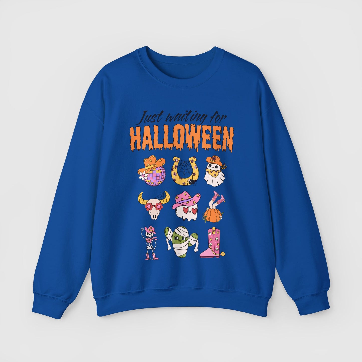 Waiting For Halloween Crewneck Product Pic Front Royal