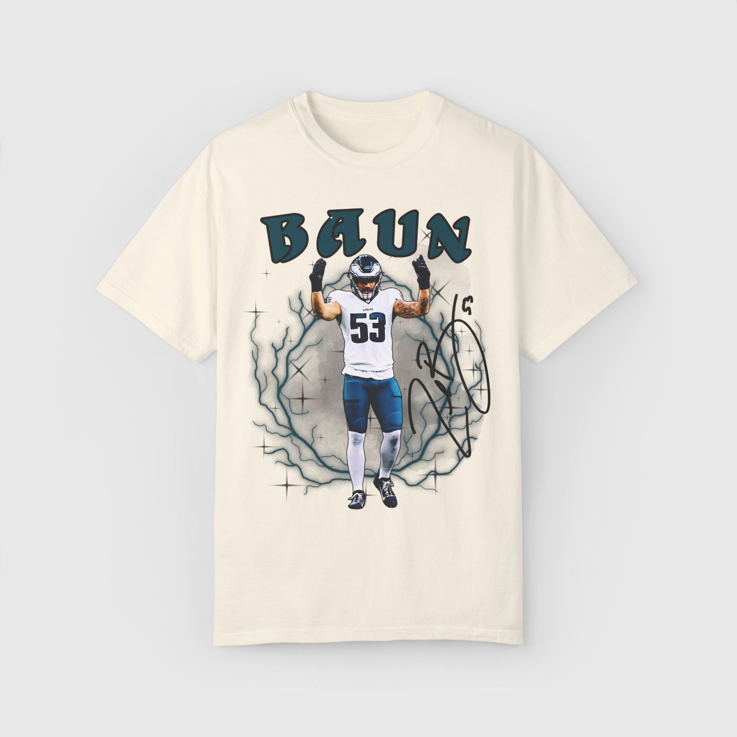 Zack Baun Signature Tee Product Pic Ivory