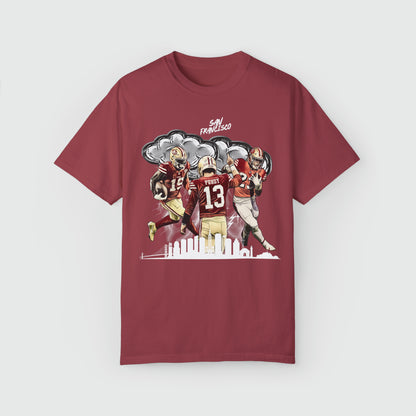 San Francisco 49ers City Tee Product Pic Front Chili