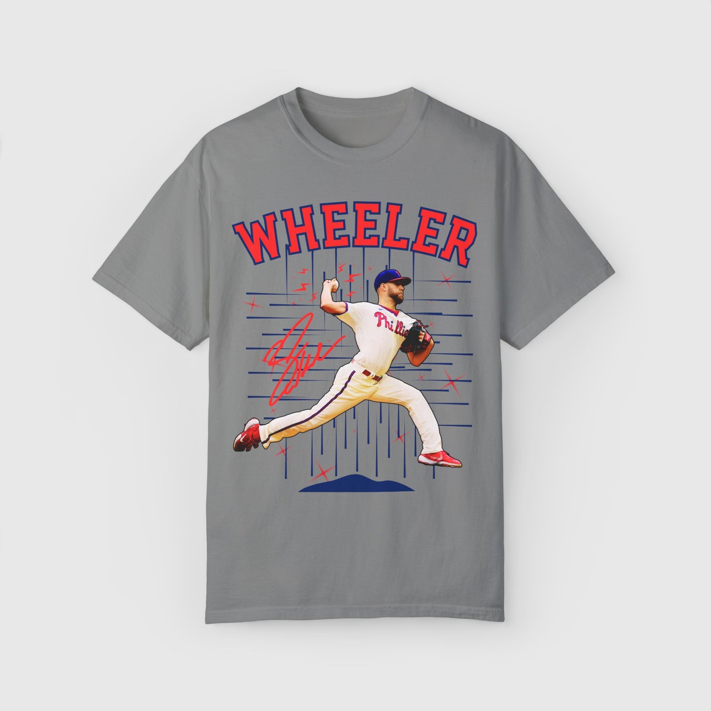 Zack Wheeler Signature Tee Product Pic Front Granite