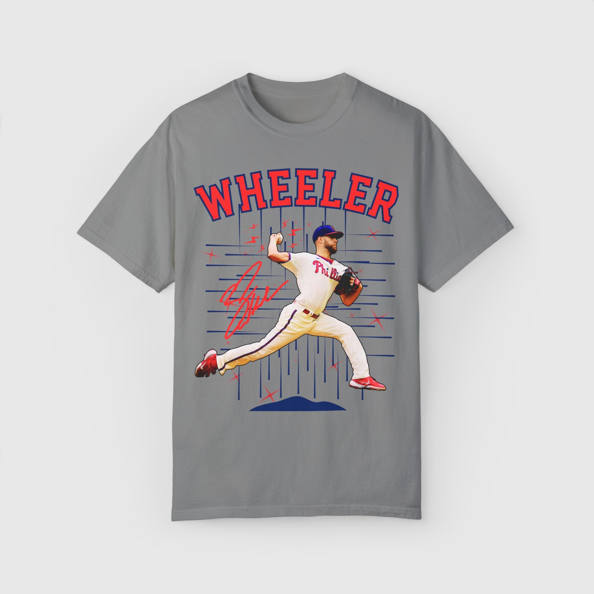 Zack Wheeler Signature Tee Product Pic Front Granite