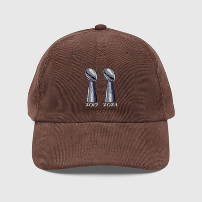 Eagles SB Corduroy Embroidered Hat