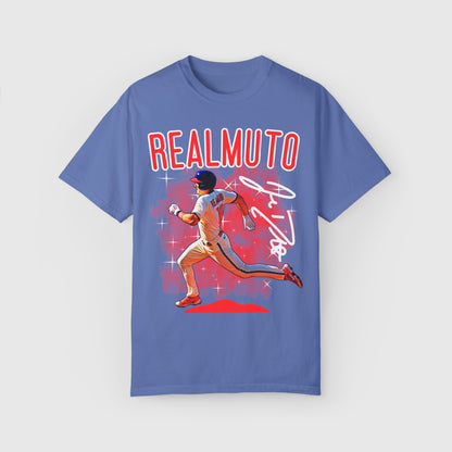J.T. Realmuto Signature Tee Product Pic Front Mystic Blue