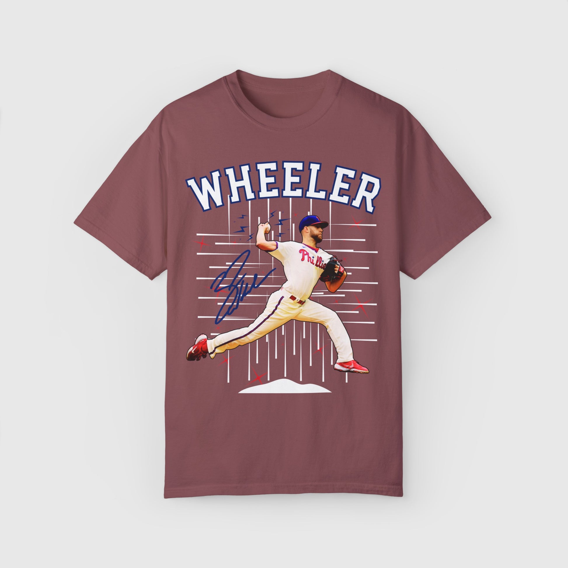 Zack Wheeler Signature Tee Product Pic Front Brick