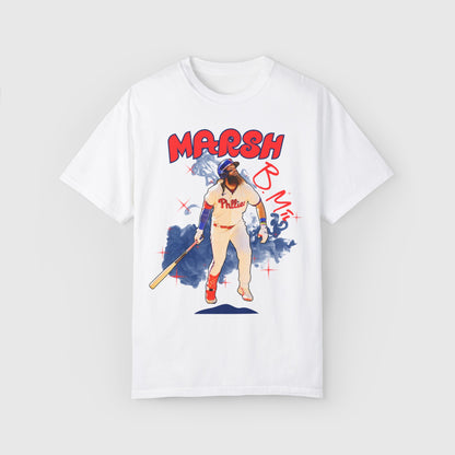 Brandon Marsh Signature Tee 2.0 Product Pic Front White