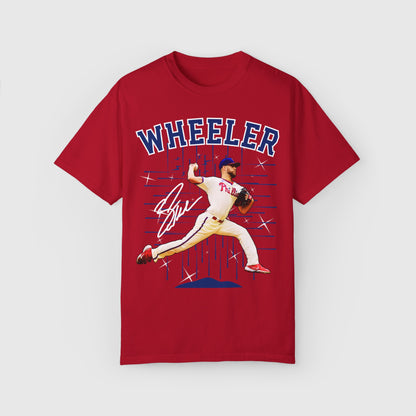 Zack Wheeler Signature Tee Product Pic Front Red
