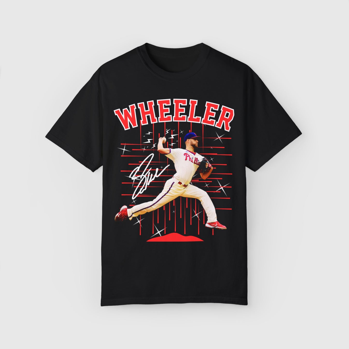 Zack Wheeler Signature Tee Product Pic Front Black