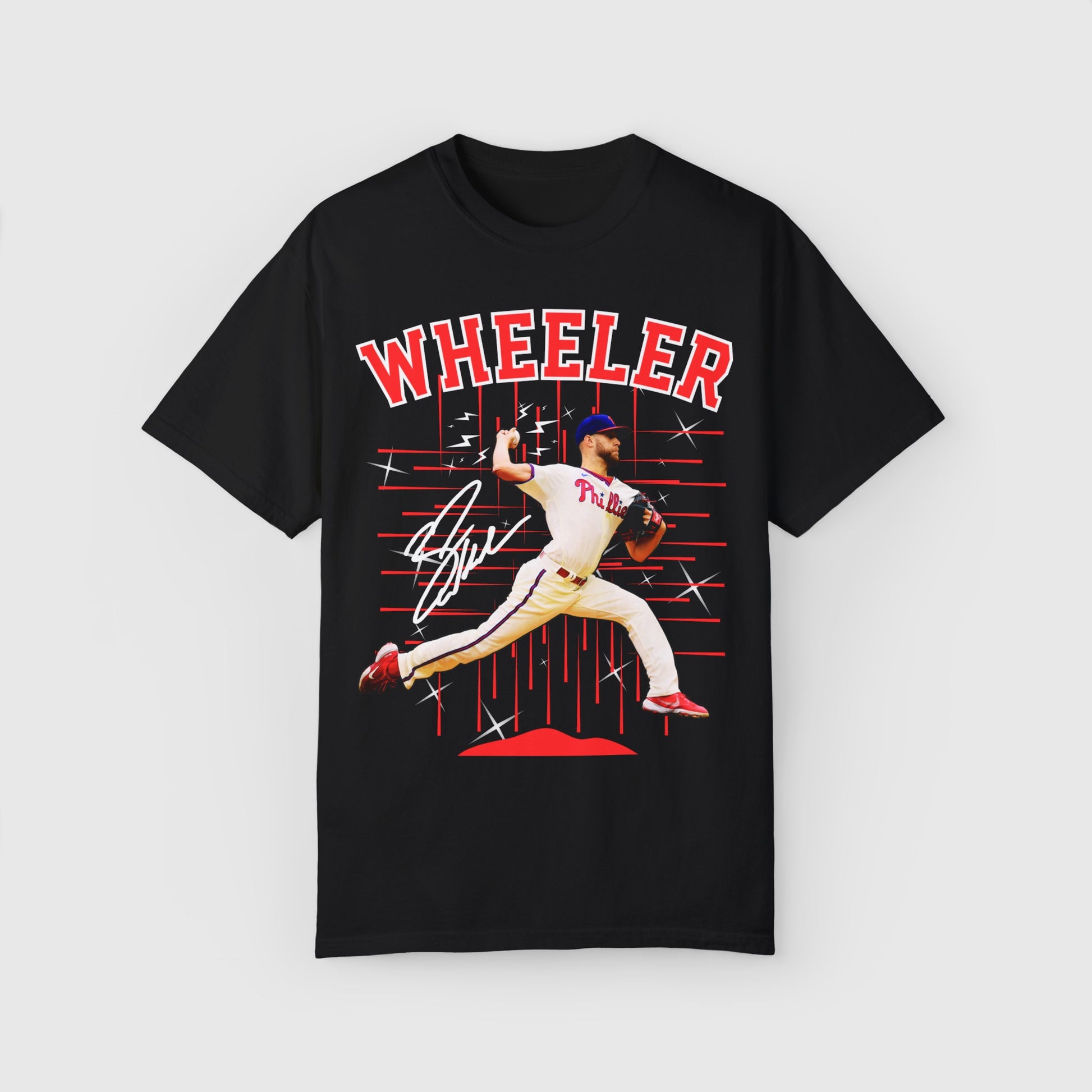 Zack Wheeler Signature Tee Product Pic Front Black