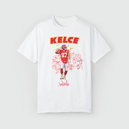 Travis Kelce Signature Ink Art Tee Product Pic Front White