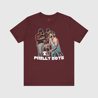 Stubbs Philly Boys Tee Product Pic Front Maroon