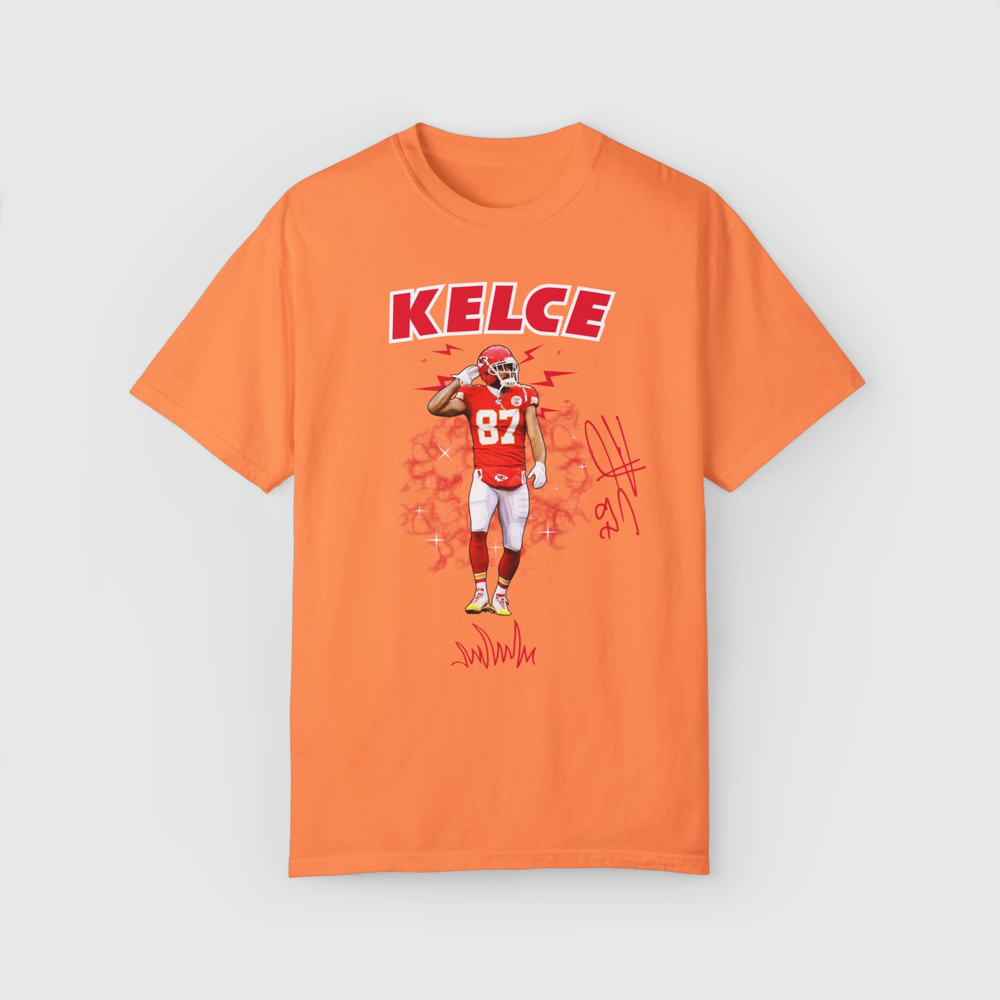 Travis Kelce Signature Ink Art Tee Product Pic Front Melon