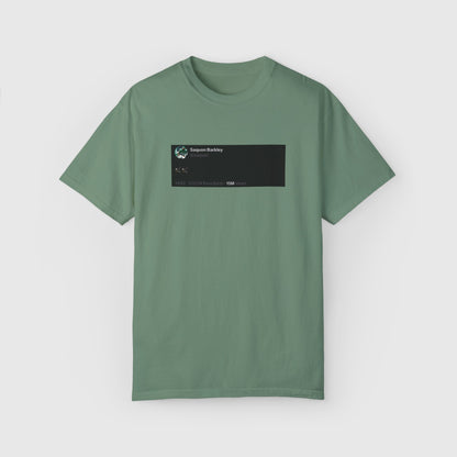 Saquon Barkley Is An Eagle Tweet Tee Product Pic Front Light Green