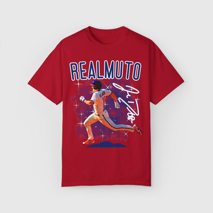 J.T. Realmuto Signature Tee Product Pic Front Red