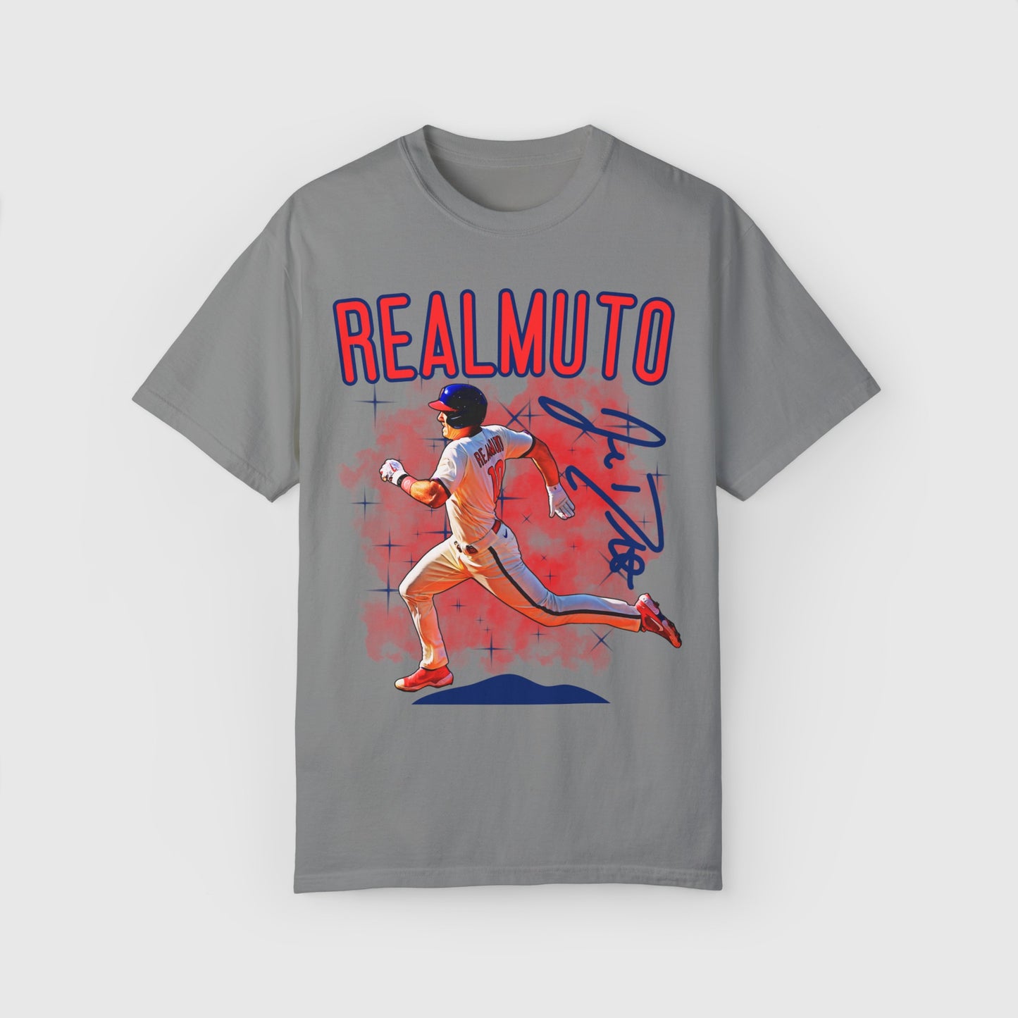 J.T. Realmuto Signature Tee Product Pic Front Granite