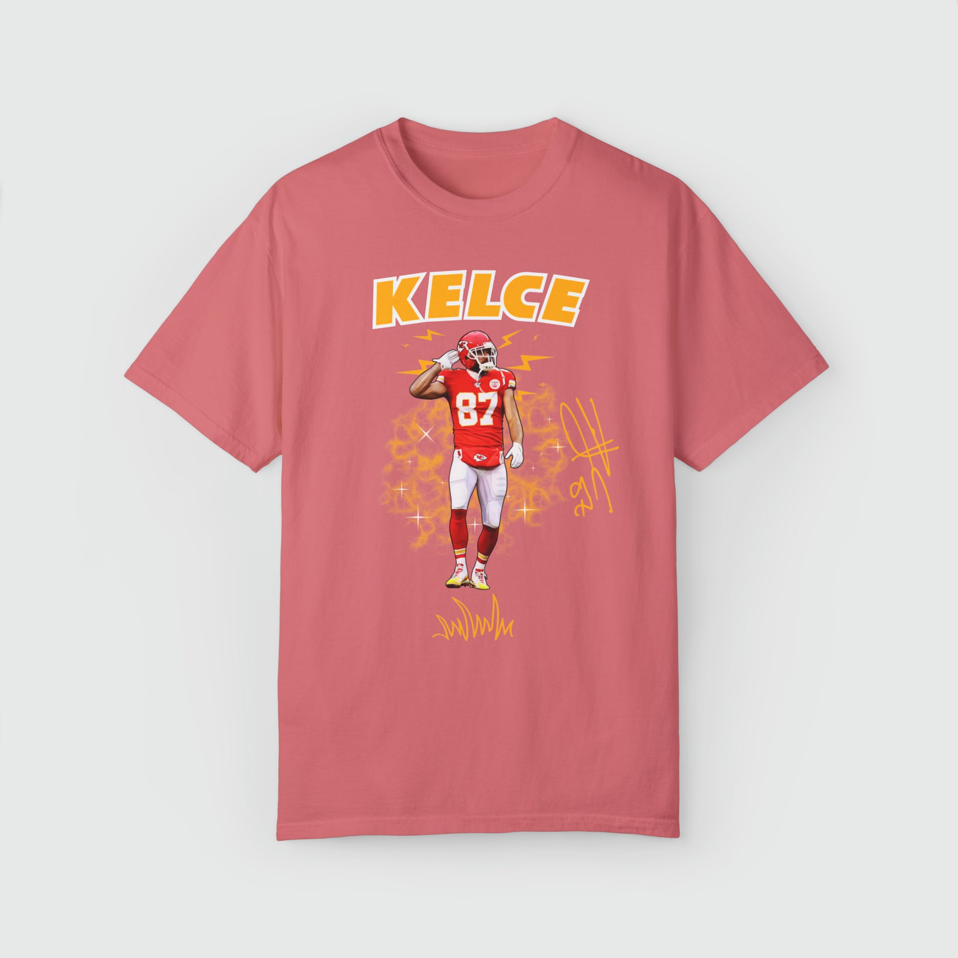 Travis Kelce Signature Ink Art Tee Product Pic Front Watermelon
