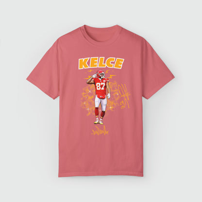 Travis Kelce Signature Ink Art Tee Product Pic Front Watermelon