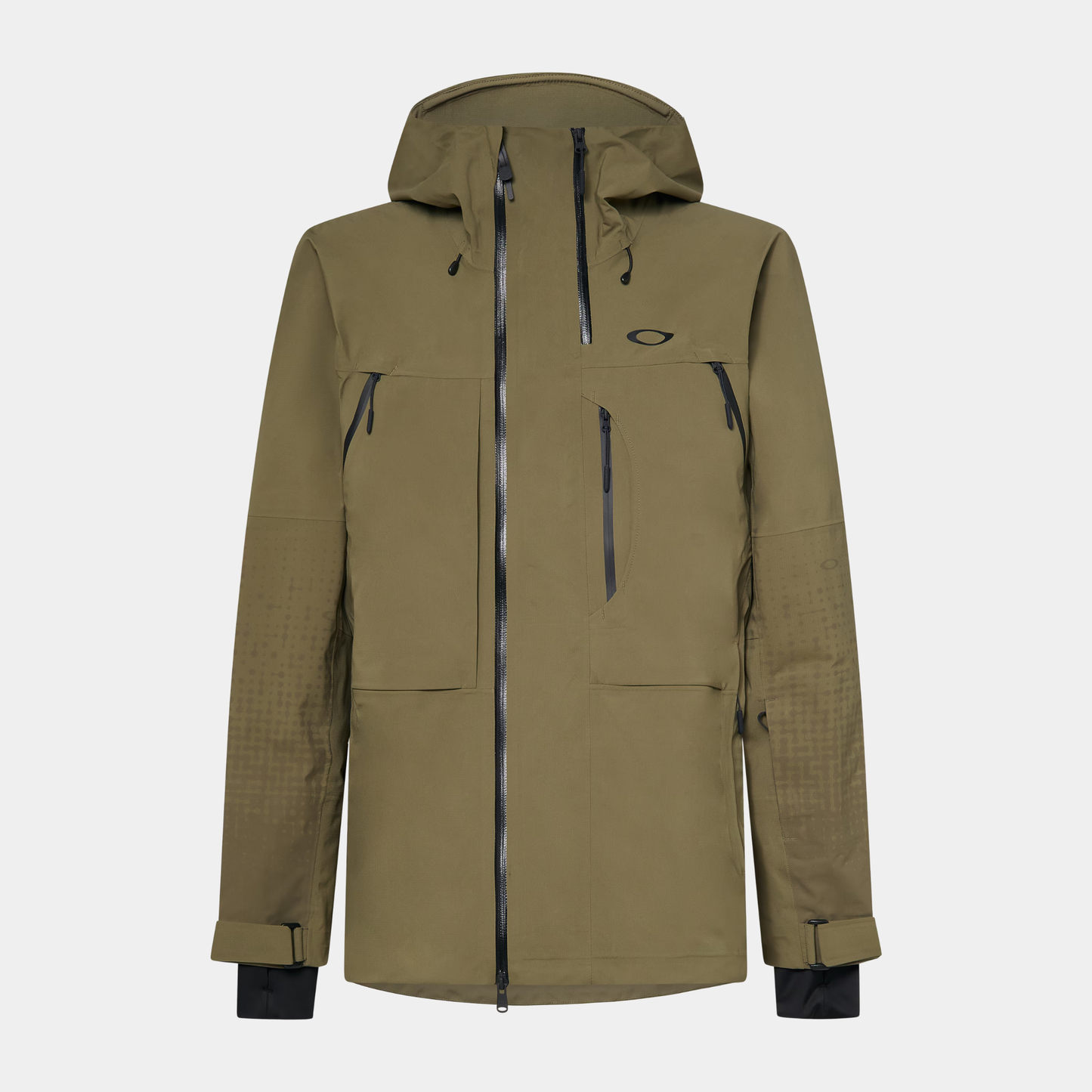 Baldface Shell JacketArmy Green Oakley Product Picture Front