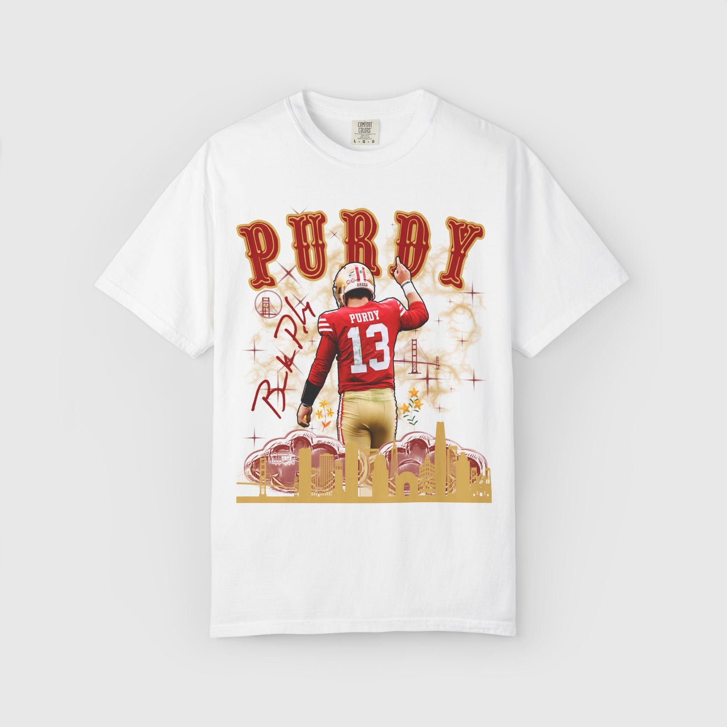 Brock Purdy City Tee White