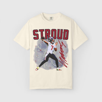 C.J Stroud Signature Tee Product Pic Ivory