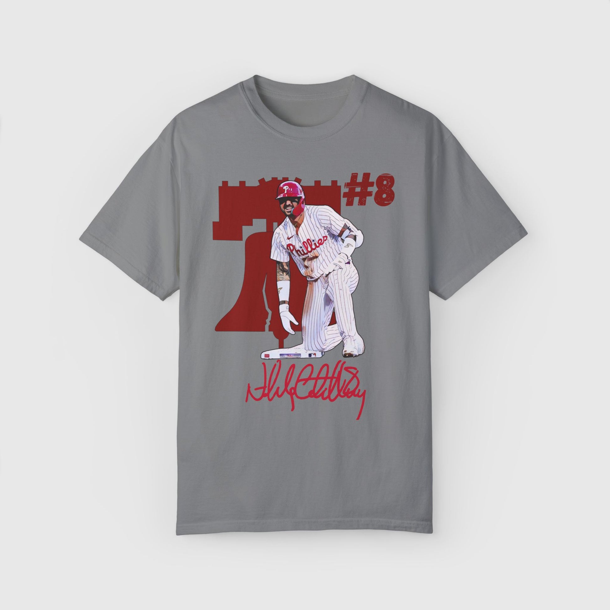 Castellanos Cartoon Sig Tee Product Pic Granite