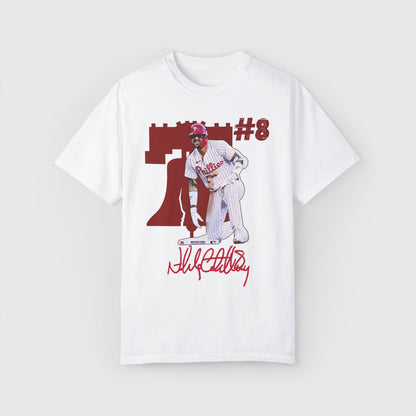 Castellanos Cartoon Sig Tee Product Pic White