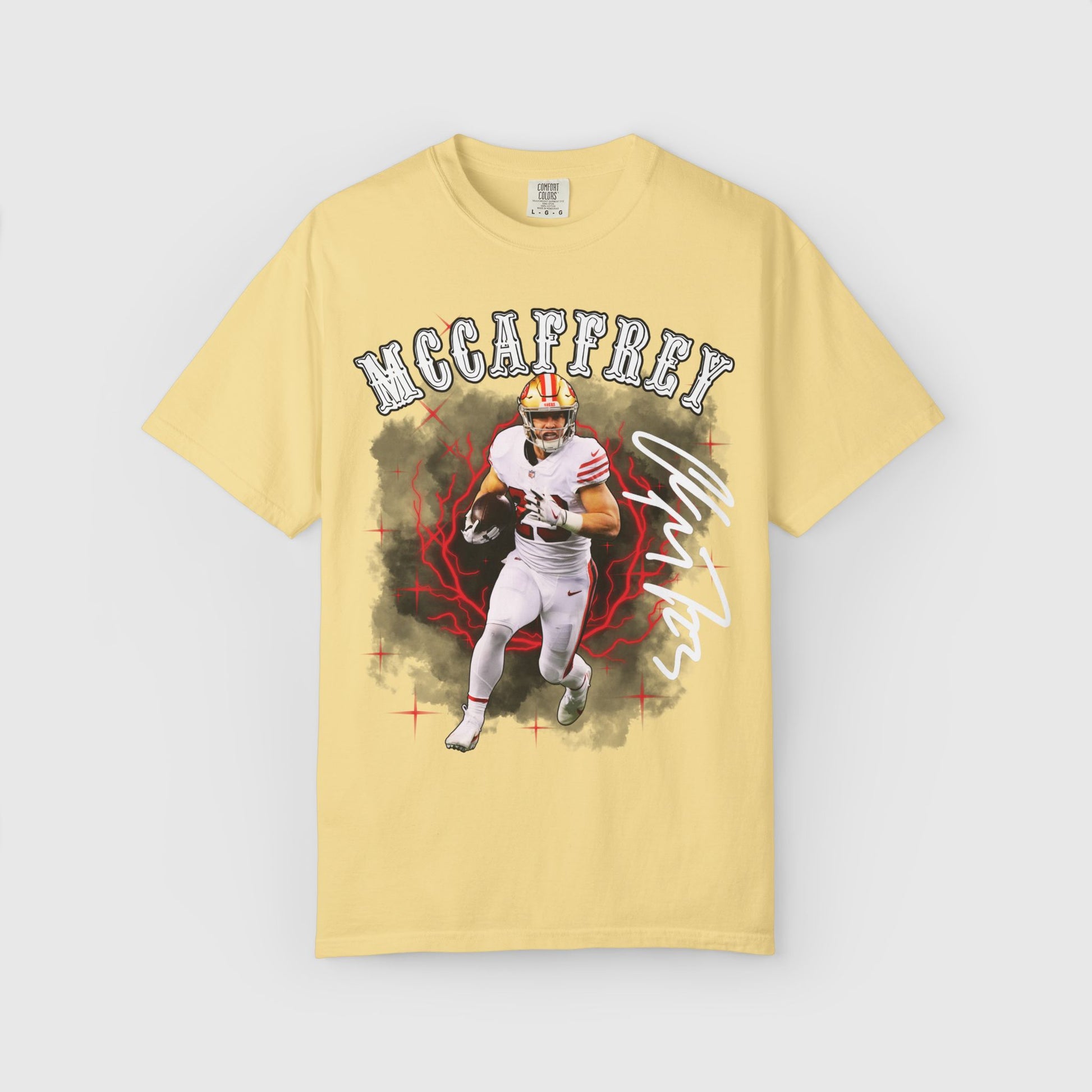 Christian McCaffrey Signature Tee Butter