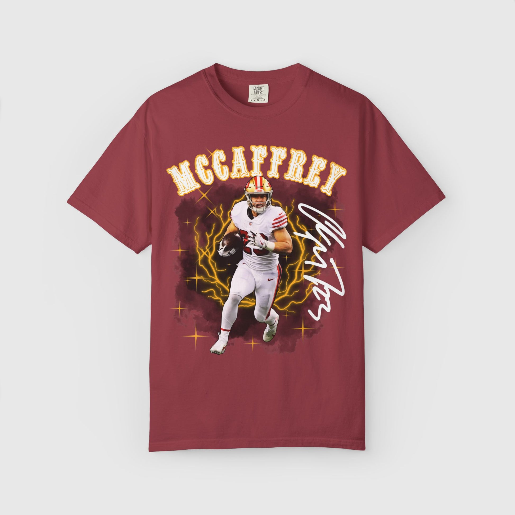 Christian McCaffrey Signature Tee Chili