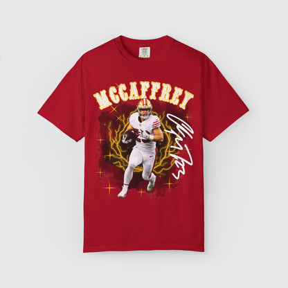 Christian McCaffrey Signature Tee Red