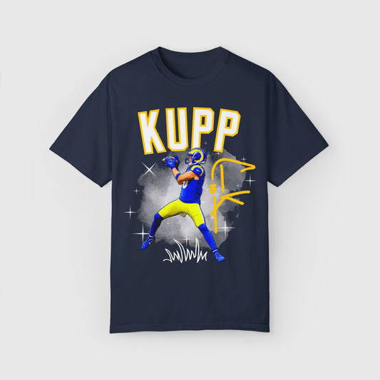 Cooper Kupp Signature Tee Product Pic Front Navy
