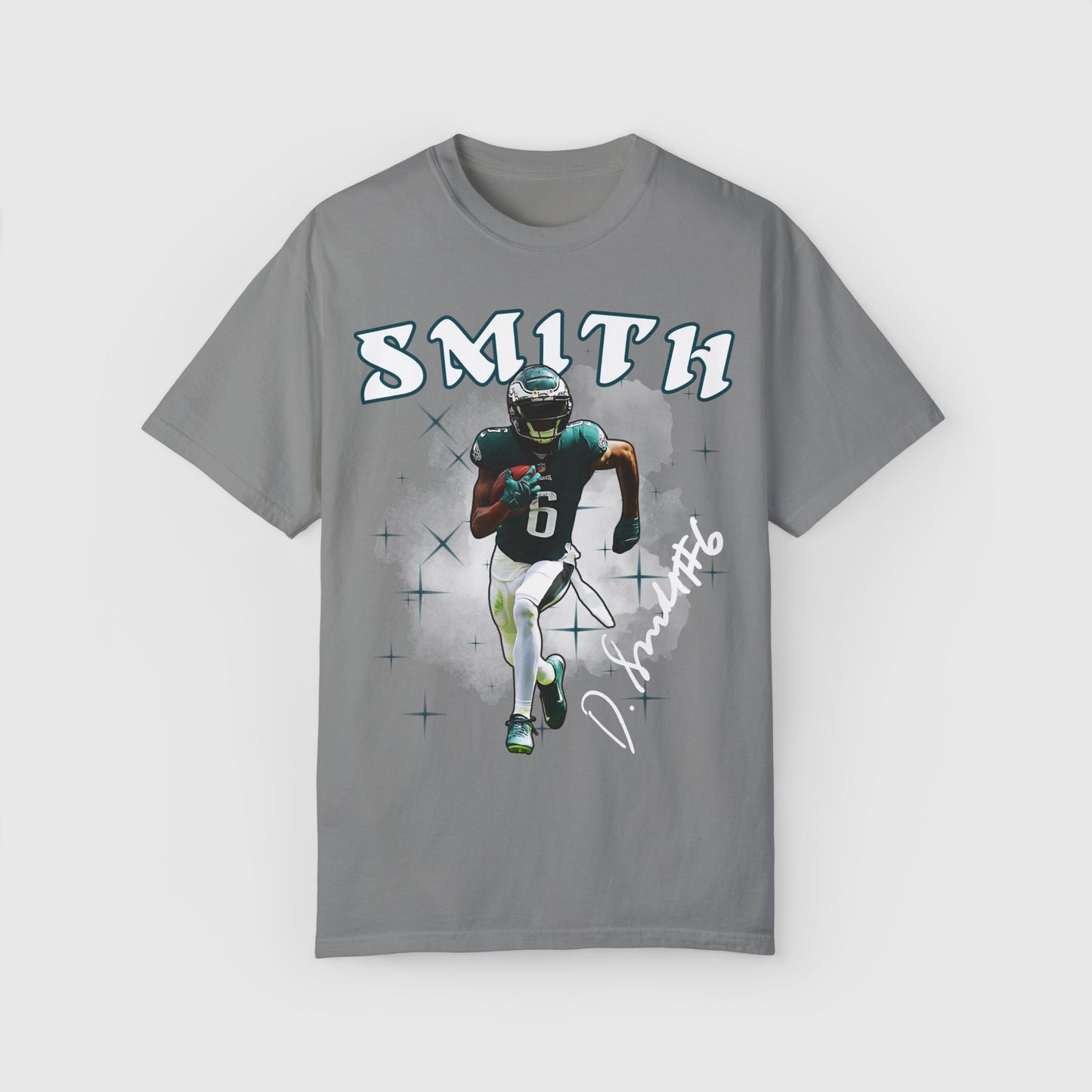 Devonta Smith Signature Tee Product Pic Granite