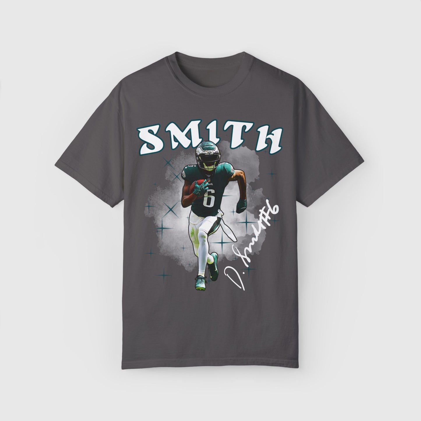 Devonta Smith Signature Tee Product Pic Graphite