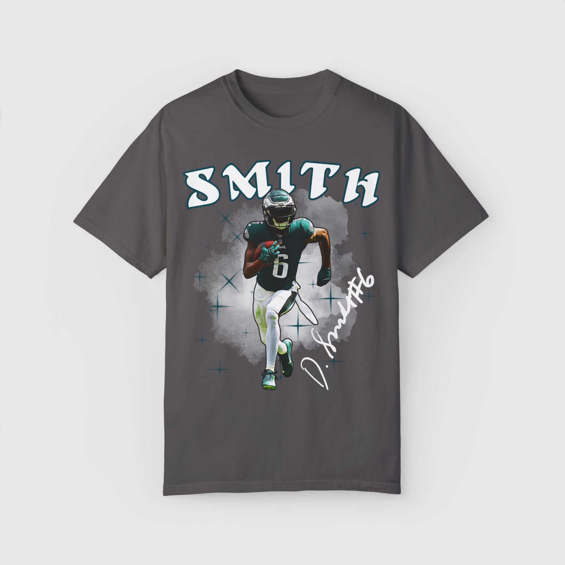 Devonta Smith Signature Tee Product Pic Graphite