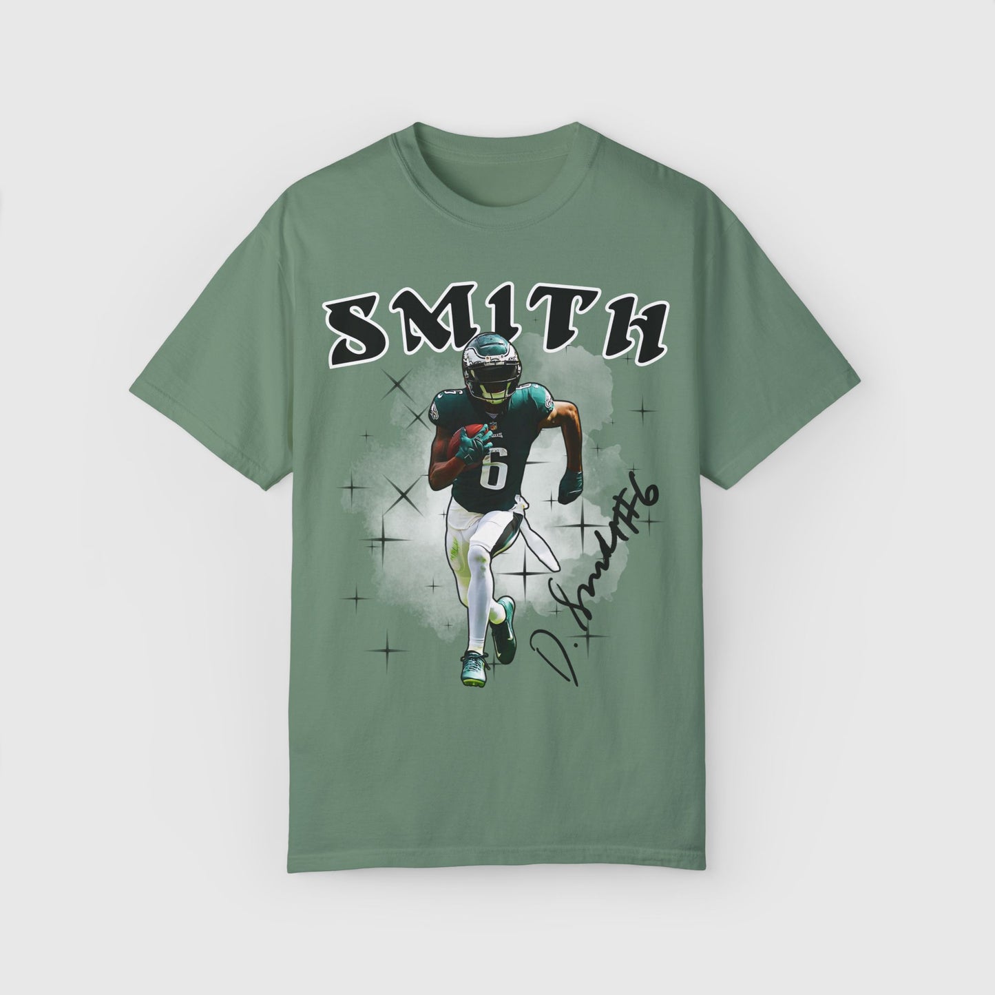 Devonta Smith Signature Tee Product Pic Light Green
