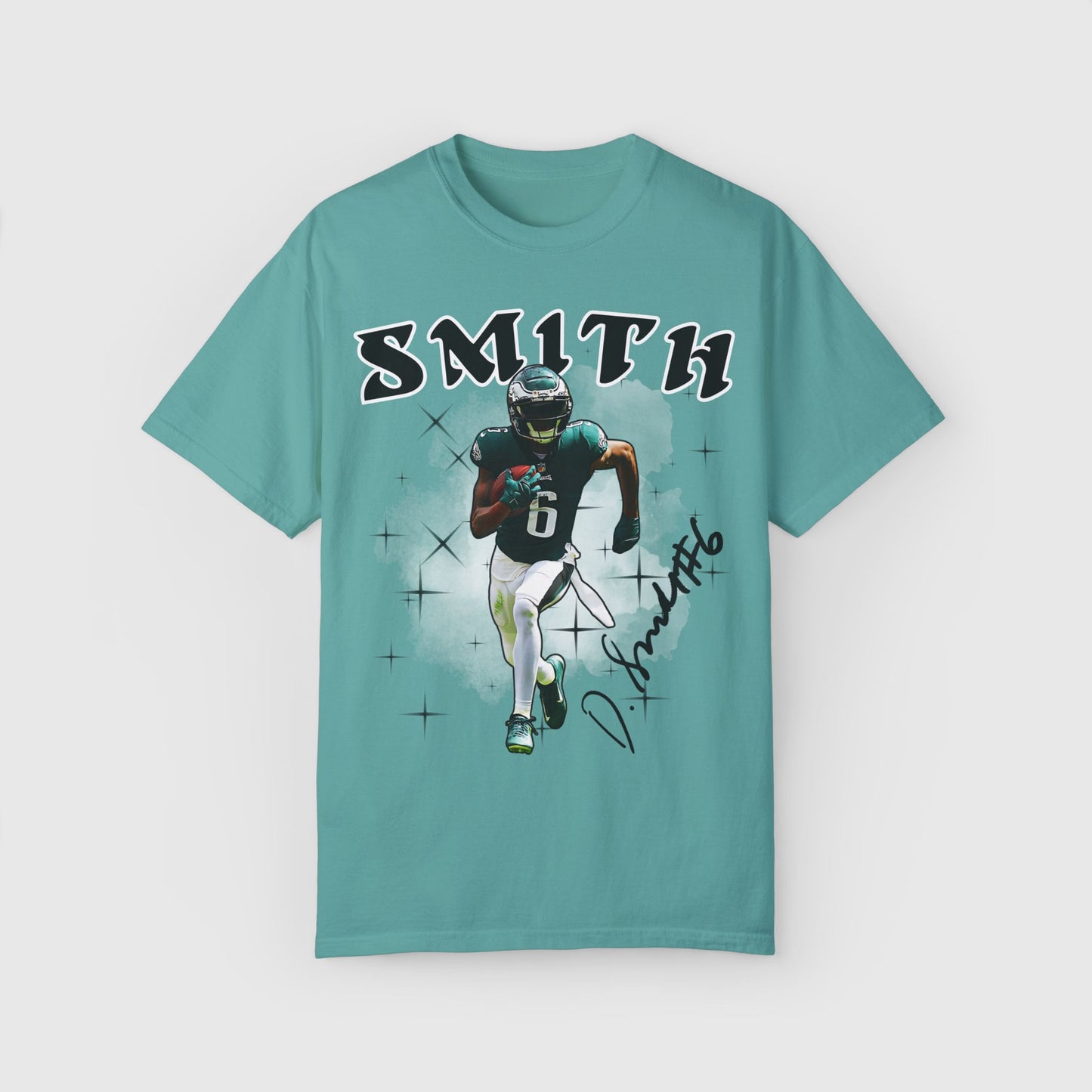 Devonta Smith Signature Tee Product Pic Seafoam
