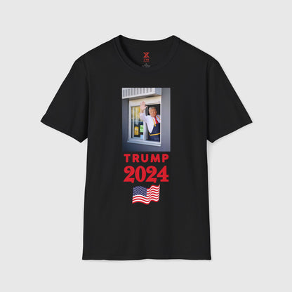 Donald Trump McDonald's Tee 2.0 Product Pic Black