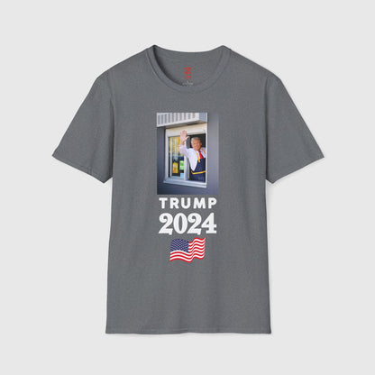Donald Trump McDonald's Tee 2.0 Product Pic Graphite Heather