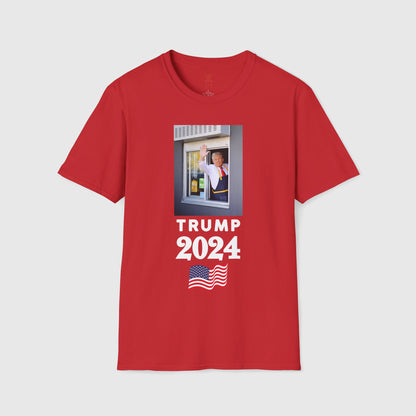Donald Trump McDonald's Tee 2.0 Product Pic Red